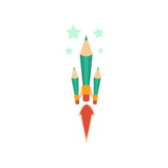Fus&eacute;e en forme de crayons