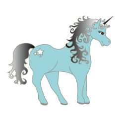 Licorne mignonne
