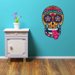 Calavera qui tire la langue
