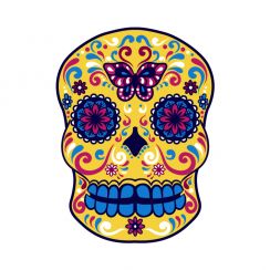 Calavera jaune